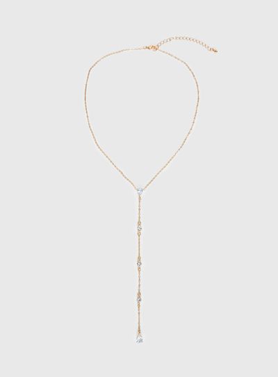 Princess Polly Morelia Diamante Y Necklace Gold