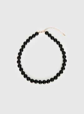 Princess Polly Orlynn Beaded Necklace Black