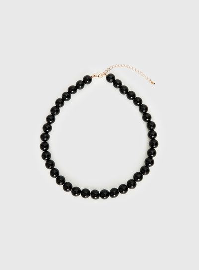 Princess Polly Orlynn Beaded Necklace Black