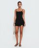 Princess Polly Piatta Wrap Playsuit Black - 1