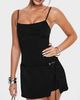 Princess Polly Piatta Wrap Playsuit Black - 2