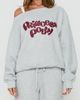 Princess Polly Princess Polly Aaleah Off Shoulder Graphic Sweatshirt - 1