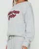 Princess Polly Princess Polly Aaleah Off Shoulder Graphic Sweatshirt - 3