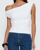 Princess Polly Princess Polly Aidyn Gathered One Shoulder Top - 1