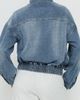 Princess Polly Princess Polly Alfea Funnel Neck Denim Bomber Jacket - 2