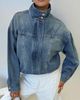Princess Polly Princess Polly Alfea Funnel Neck Denim Bomber Jacket - 5