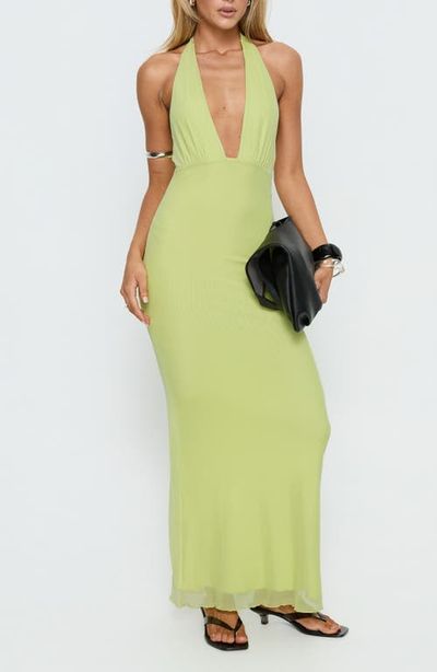Princess Polly Princess Polly Astrazia Halter Maxi Dress