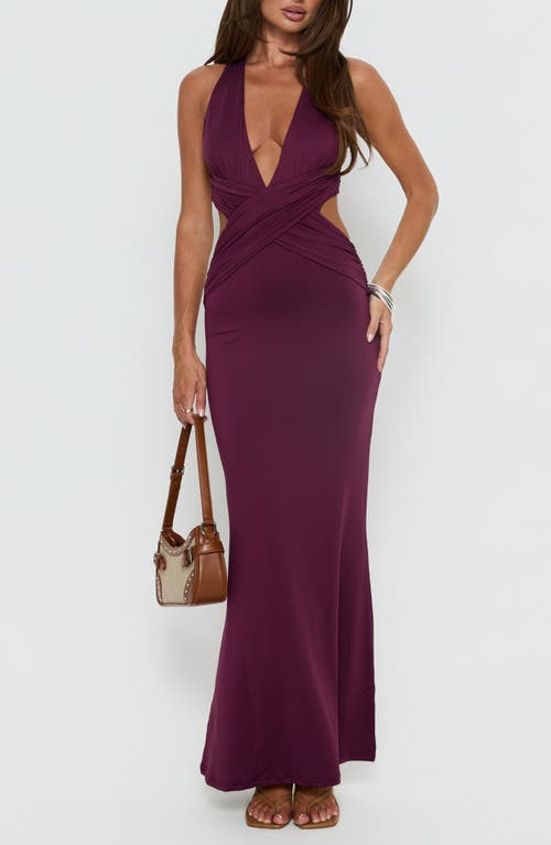 Princess Polly Princess Polly Bambia Cutout Sleeveless Gown