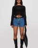 Princess Polly Princess Polly Cafe Pari Crop Sweater - 5