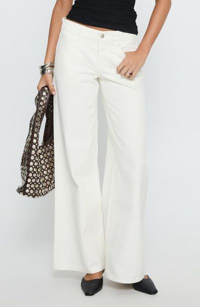 Princess Polly Princess Polly Catiana Low Rise Wide Leg Jeans