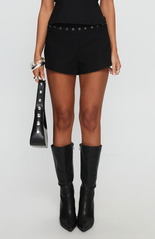 Princess Polly Princess Polly Chalise Rivet Detail Mini Shorts