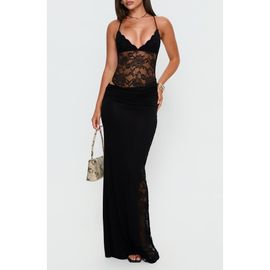 Princess Polly Princess Polly Chantella Lace Cutout Maxi Dress