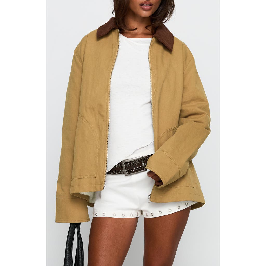 Princess Polly Princess Polly Chesterbrook Cotton Canvas Jacket