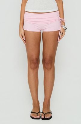 Princess Polly Princess Polly Daily Define Ruched Tie Side Shorts
