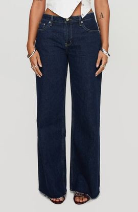Princess Polly Princess Polly Darla Low Rise Straight Leg Jeans