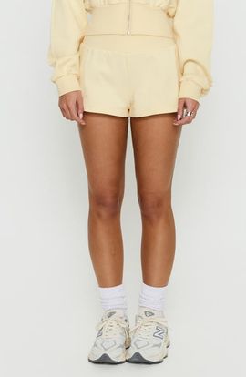 Princess Polly Princess Polly Daybreak Rib Waist Shorts