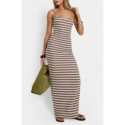 Princess Polly Princess Polly Elestria Striped Maxi Dress