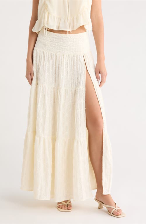 Princess Polly Princess Polly Embroidered Maxi Skirt