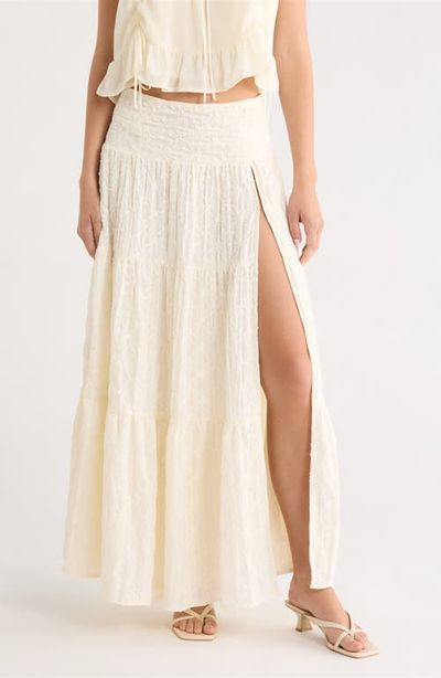 Princess Polly Princess Polly Embroidered Maxi Skirt
