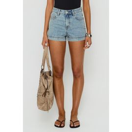 Princess Polly Princess Polly Gazelle High Waist Denim Shorts