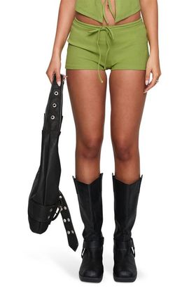 Princess Polly Princess Polly Gracious Low Rise Drawstring Shorts