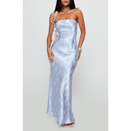 strapless open back dress Landon Maxi Dress White main image 0