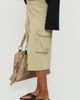 Princess Polly Princess Polly Harleah Wide Cargo Fleece Shorts - 1