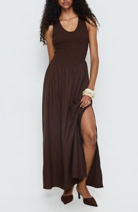 Princess Polly Princess Polly Highgate Drop Waist Maxi Dress