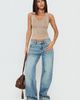 Princess Polly Princess Polly How to Live Scoop Neck Glitter Tank Top - 1