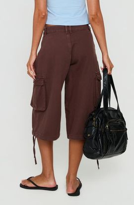 Princess Polly Princess Polly Hudsen Longline Low Rise Cargo Shorts