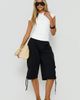 Princess Polly Princess Polly Hudsen Longline Nylon Cargo Shorts - 3