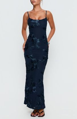 Princess Polly Princess Polly Jacalyn Embroidered Sleeveless Gown