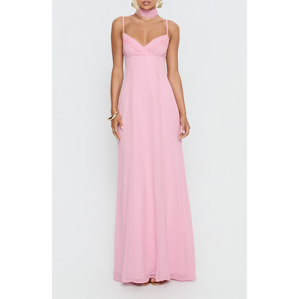 Princess Polly Princess Polly Jadira Scarf Tie Back Sleeveless Gown