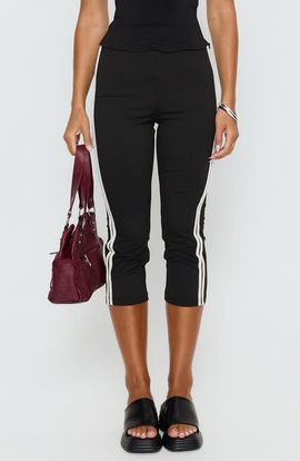 Princess Polly Princess Polly Jobey Stripe Capri Pants