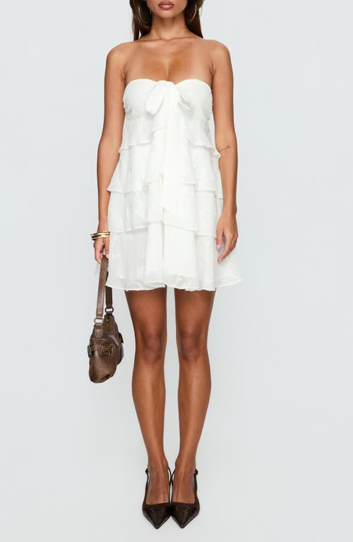Princess Polly Princess Polly Kalari Strapless Layered Minidress