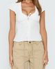 Princess Polly Princess Polly Kalysa Ruffle Cap Sleeve Top - 1