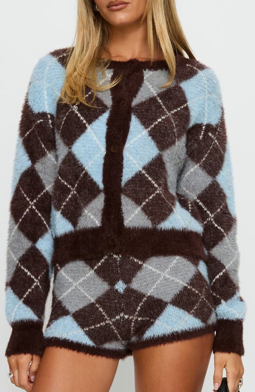 Princess Polly Princess Polly Kenlea Argyle Cardigan