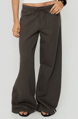 Princess Polly Princess Polly Kennah Stripe Wide Leg Sweatpants