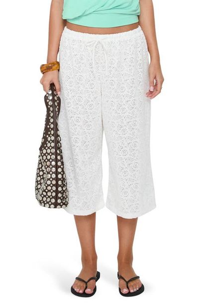 Princess Polly Princess Polly Kiss Me Quick Lace Drawstring Pants