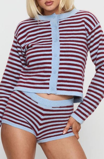 Princess Polly Princess Polly Kollens Striped Knit Cardigan