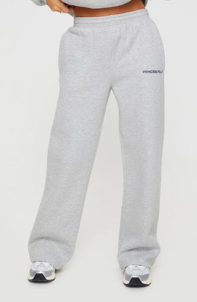 Princess Polly Princess Polly Logo Straight Leg Sweatpants
