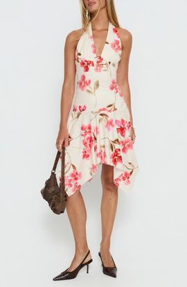 Princess Polly Princess Polly Loreza Asymmetric Halter Dress