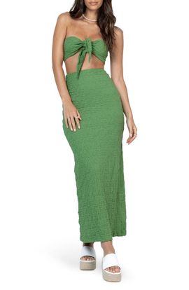 Princess Polly Princess Polly Matilda Crinkle Tie Bandeau & Maxi Skirt Set