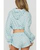 Princess Polly Princess Polly Mayse Bubble Hem Cropped Hoodie - 1