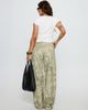 Princess Polly Princess Polly Mckinley cross over belt detail wide leg mid rise jeans in camo print-Multi - 3