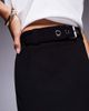 Princess Polly Princess Polly Nozomi grommet belt detail mini skirt in black - 4