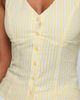 Princess Polly Princess Polly Old Friend Stripe Seersucker Halter Top - 2