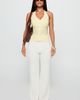 Princess Polly Princess Polly Old Friend Stripe Seersucker Halter Top - 5
