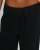 Princess Polly Princess Polly Raymonde linen blend removable belt wide leg pants in black - 3