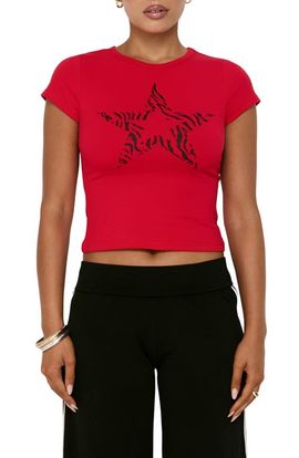 Princess Polly Princess Polly Rebel Star Graphic Baby Tee